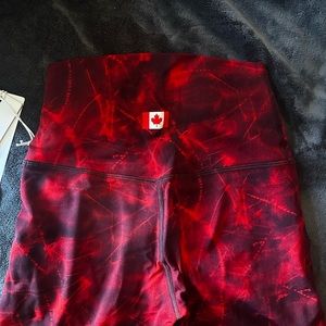 Lululemon Align HR Legging red print size 4
